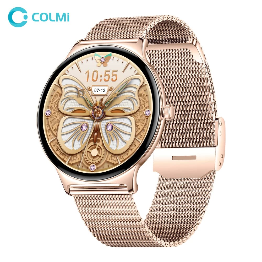 COLMI V89 Smartwatch Women's Display AMOLED 1.43 inch Phone calls Bluetooth Tracker Healthcare Smart Bluetooth Waterproof
