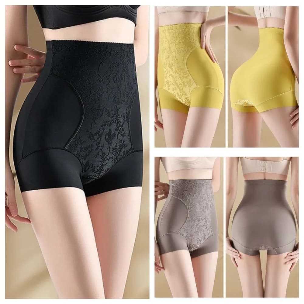 Vita alta dopo il parto Body Shaper Fiore Mutandine floreali Mutande senza cuciture Shapewear Vita Trainer Butt Lifter Slip