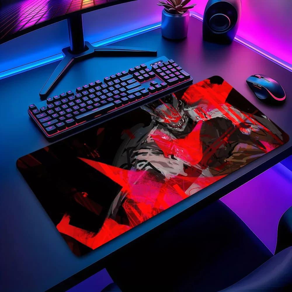 Guilty Gear N-Nagoriyuki Mouse Pad antiscivolo, ispessito, grande, con bordi cuciti, per ufficio, studenti e gaming