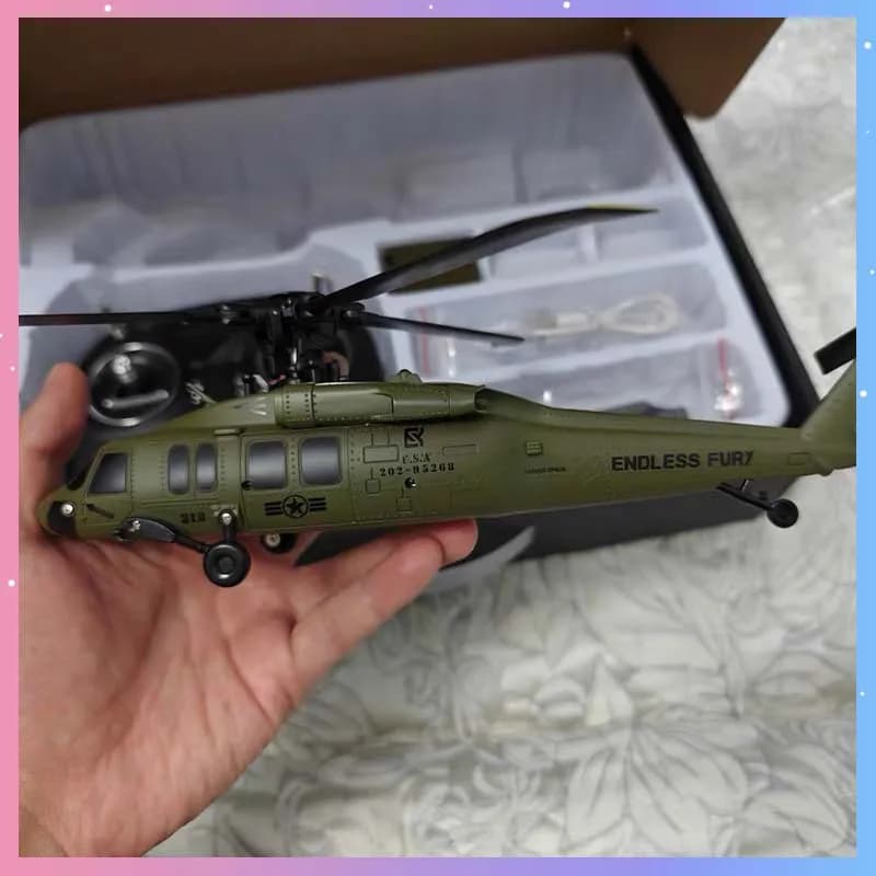 Giocattolo RC JJRC U9901 Elicottero RC 2.4G 6CH Simulazione Brushless Drone Posizionamento del flusso ottico Giocattolo dell'elicottero invertito con un clic