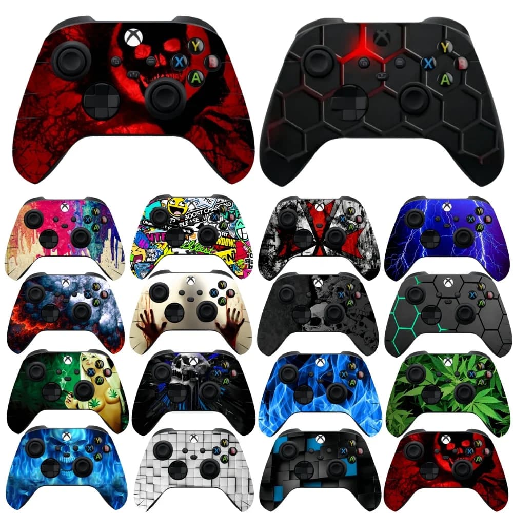 Adesivo protettivo per decalcomania decorativa antiscivolo per XBOX Series X/S Gamepad Joystick Controller Accessori adesivi pelli
