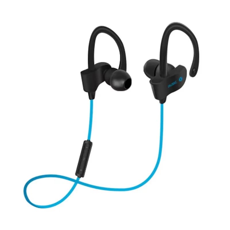 Auricolari Bluetooth V4.1 Anti-sudore, Supporto Connessione a 2 Dispositivi, Microfono con Cancellazione del Rumore, Gancio per Orecchio