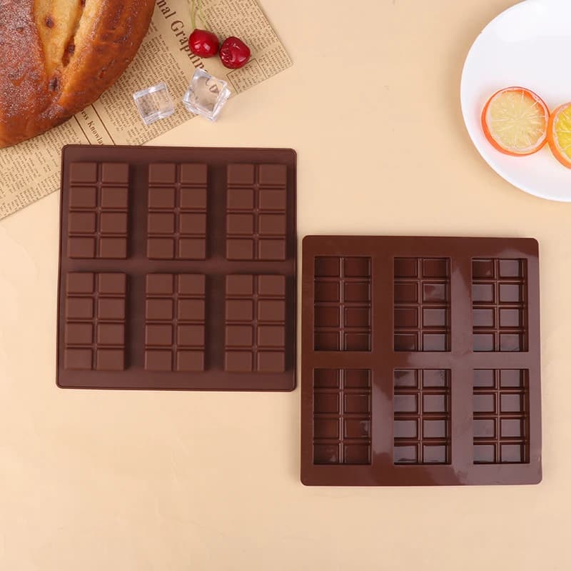 Stampo in Silicone Rettangolare per Cioccolato, Caramelle, Barrette Proteiche, Cera Profumata, Snack, Utensili da Cucina e Pasticceria