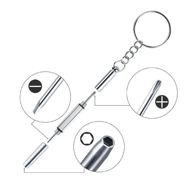 Kit of 500 Pieces for Eyeglasses and Sun with Screws, Nasal Bearings, Repair Tools, Screwdrivers, Dice and Assorted Optical Parts