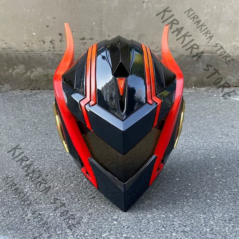 Mavuika Casco da motociclista Maschere per il viso Costumi Cosplay della mascotte Puntelli Figurine Comic-con Ognissanti Copricapo Copricapo