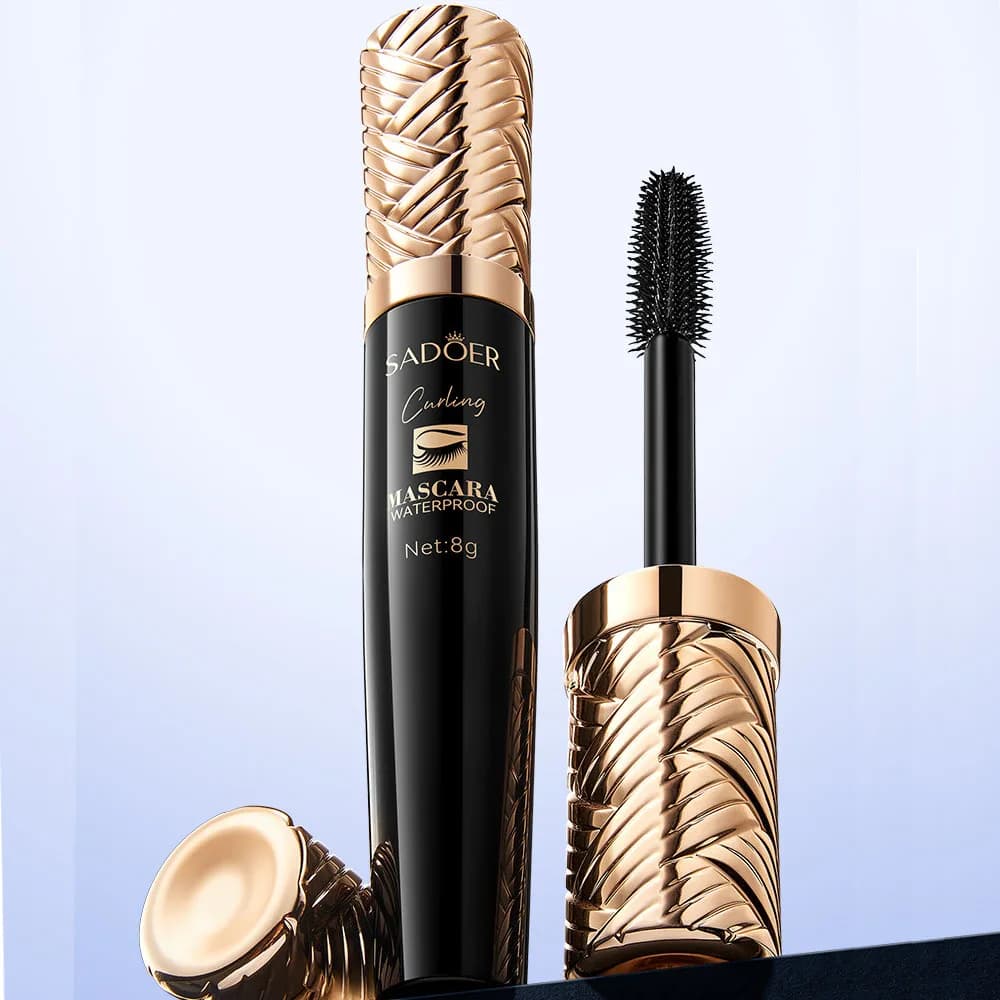 Waterproof Mascara Stretching Eyelashes Effect Extension Black Anti-slip Incurvante Volumizing with Cosmetic Silk Fibers