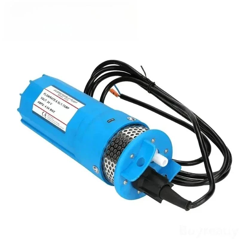 1PC Pompa sommergibile per pozzi profondi 12V 24V 220V Pannelli solari Trasferimento d'acqua elettrico Piccolo mini 70m Ascensore 6L/min per Ar rurale