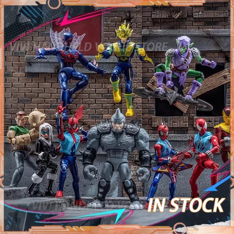 Disponibile - Modellini Assemblabili e Articolati Marvel GALAXY VERSION 06: Hobie Brown, Spider-Man 2099, Scarlet Spider, Black Cat