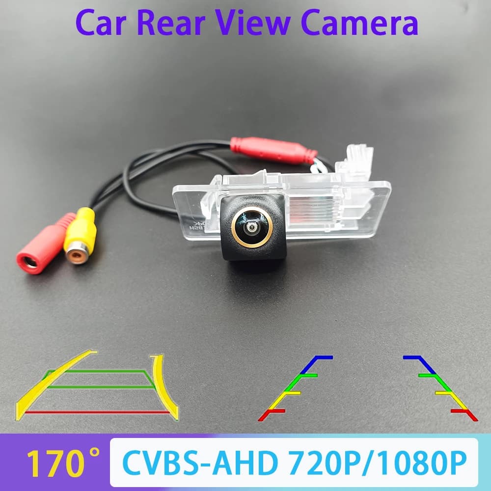 Telecamera per auto AHD 1080P CVBS con angolo di visione di 170 gradi per VW Golf Plus Variant Jetta Passat Alltrack Polo Sedan Sharan Tiguan Touareg Track/Ruler