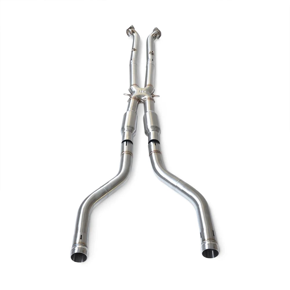 Stainless Steel Shoe Tube with Resonator for BMW E90/E92/E93 4.0L (2007-2013)