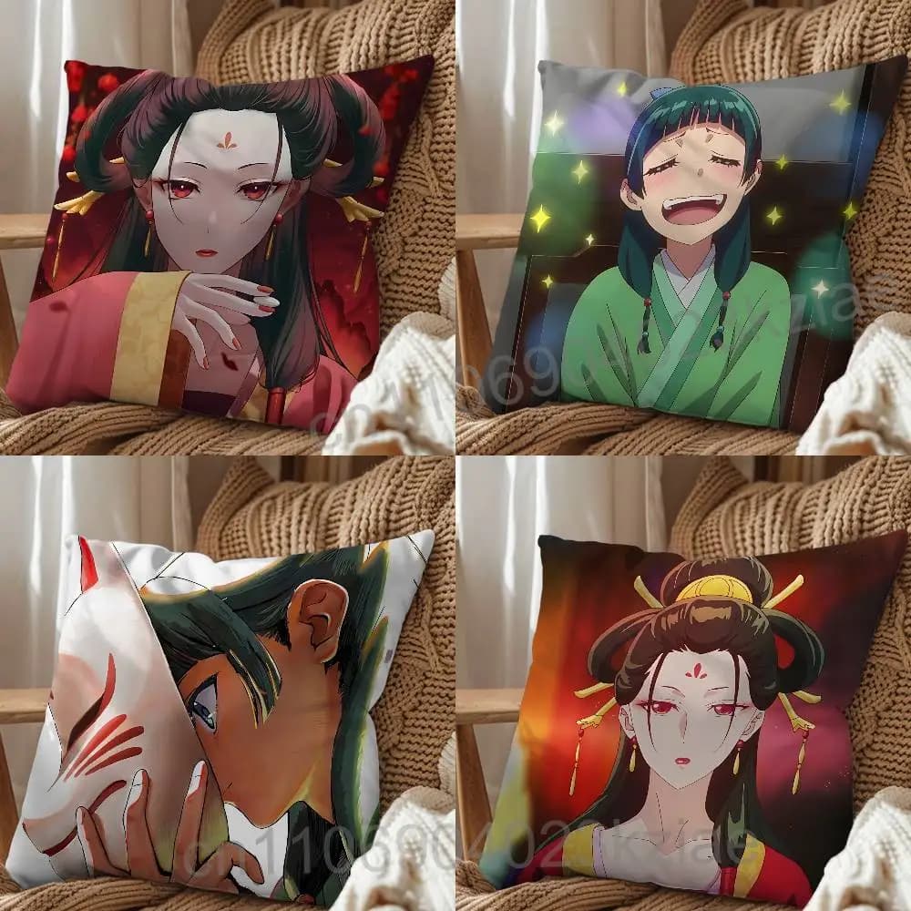 Apothecary Fengxian and Maomao day gift Pillow Case Living Room Sofa Cushion Cover Suitable For Home Bedroom custom Decoration