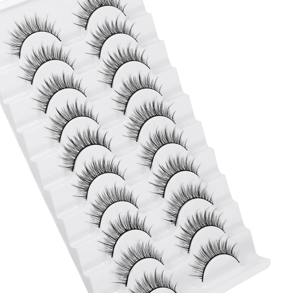 Women's, Long & Natural, Cruelty-Free, 3D Finto Visone, Handmade, Extension Eyelashes