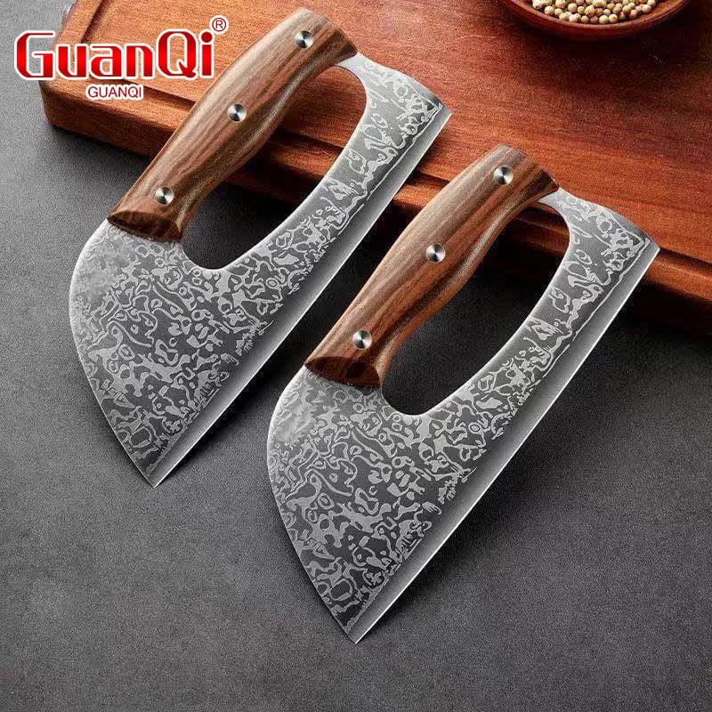 Coltello per mannaia da macellaio per chef a risparmio di sforzo Coltello per carne per affettare frutta e verdura per uso domestico Coltello forgiato in acciaio inossidabile per cucina