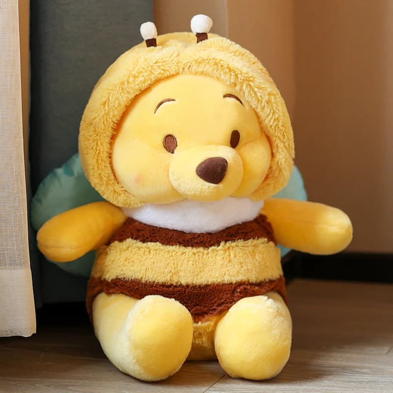 Cartoon Bee Pooh Orso Peluche Animale di peluche Cartoon Winnie Bear Cosplay Bee Doll Peluche morbidi Decorazioni per la camera dei bambini Regali