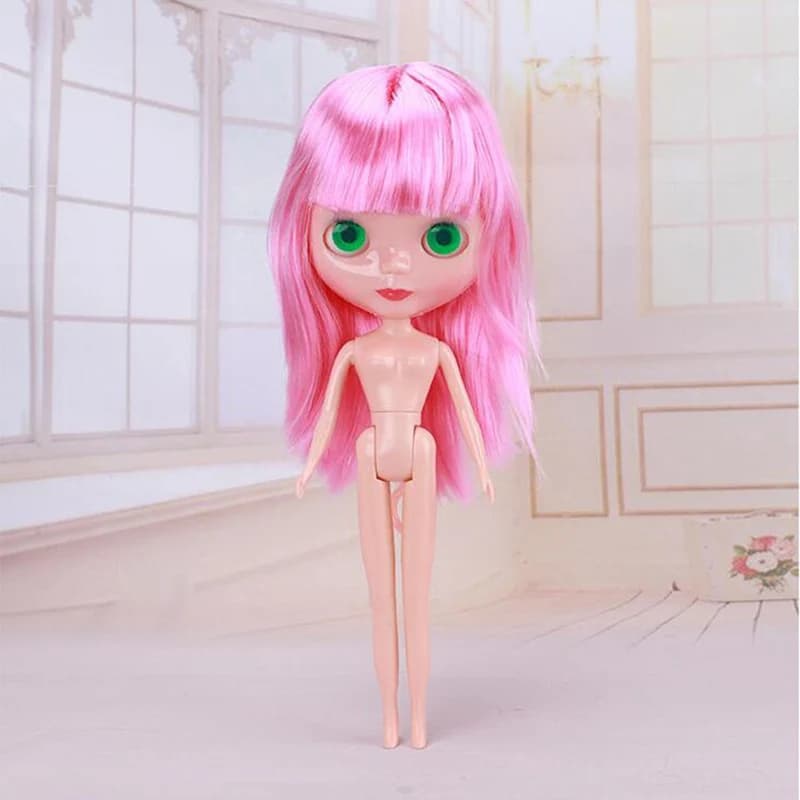 31cm Blyth Doll Fashion Dress Up Ball Jointed Dolls BJD for Girl color Hair fai da te Make Up Doll Toys for Girls 1/6 giocattoli fai da te