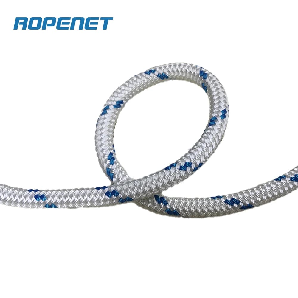 CN ROPENET Corda marina in poliestere a doppia treccia 2IN 220M per ormeggio linee di traino