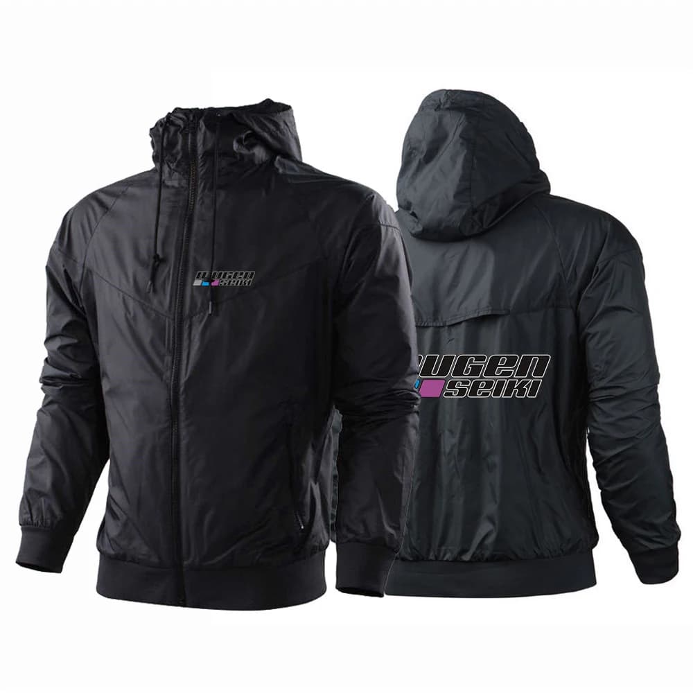 2024 moda nuovi uomini Mugen Seiki autunno cinque colori antivento confortevole Casual cerniera con cappuccio giacca a vento felpa Top