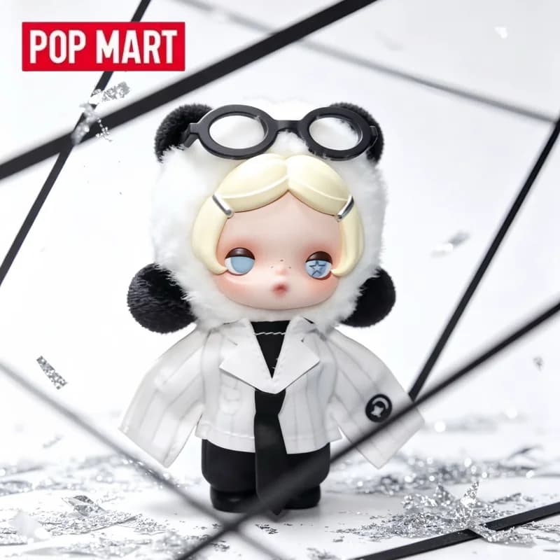 POP MART SKULLPANDA Off Mode Series Plush Doll Pendant Blind Box Mystery Box Toys Doll Anime Figure Desktop Ornaments Collection