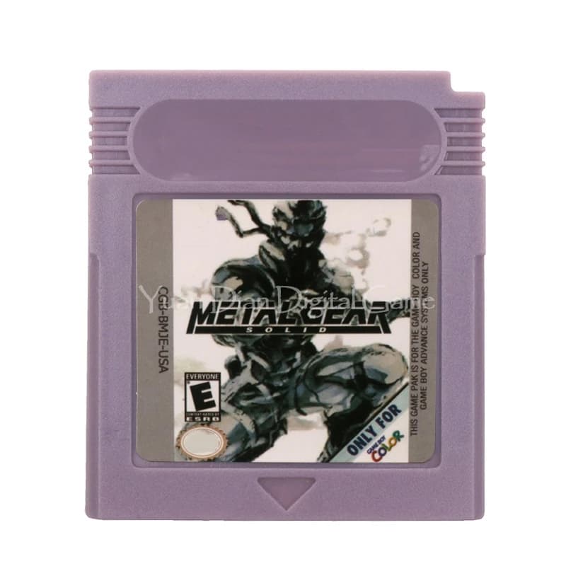Cartuccia di gioco a 16 bit per console GBC, carte di gioco Meta Gear, versione inglese USA per GB/SP