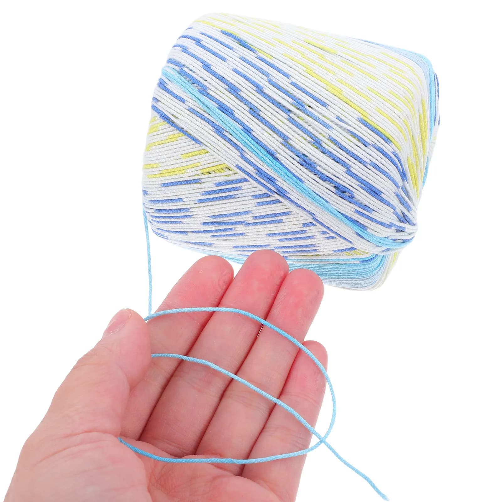 Filato Morbido in Cotone per Uncinetto, 1 Rotolo, Ideale per Lavori Fai-da-Te, Ricamo, Artigianato, Coperte, Sciarpe, Cuscini, Decorazioni per la Casa, per Principianti