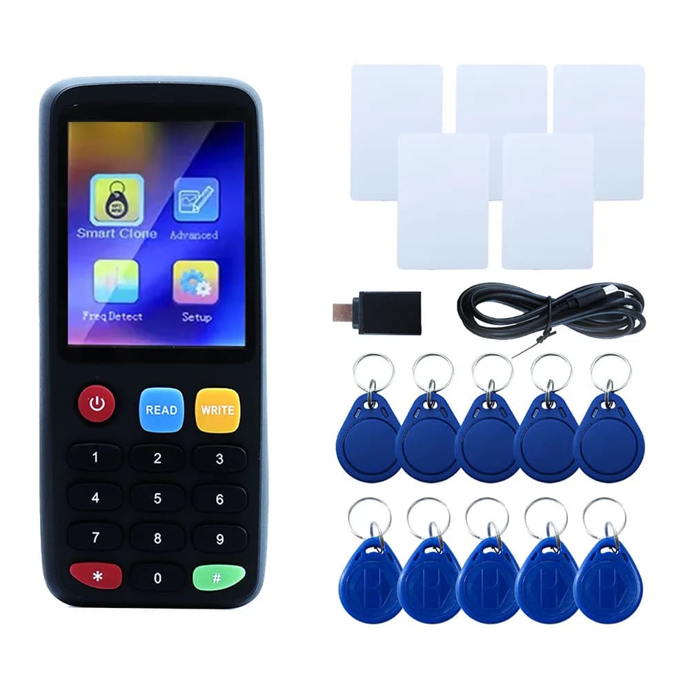 Nuovo X7 RFID Tag Card Reader NFC Copiatrice Chiave 13.56Mhz Badge Card Writer 125Khz T5577 Token Duplicator Programmatore