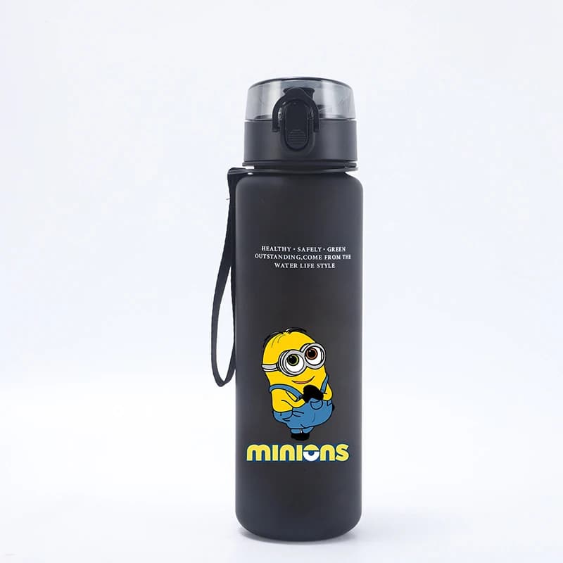 650ML Minionses Large Capacity Water Cups Cartoon Anime Water Bottles Outdoor Travel Leak Proof Sports Cup Kettle Birthday Gift