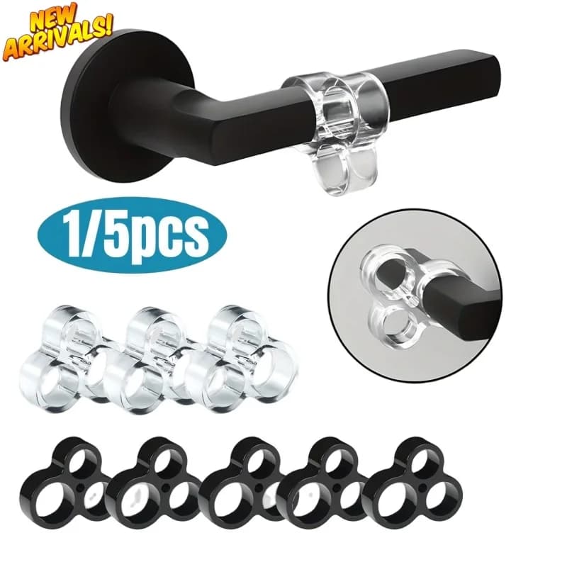 Nuovo 1/5 pz Anti-Collisione Maniglia Della Porta Protezione Maniglia Della Porta Paraurti Silenzioso Fermaporta Mute Buffer Pad Protegido Crash Pad Anelli