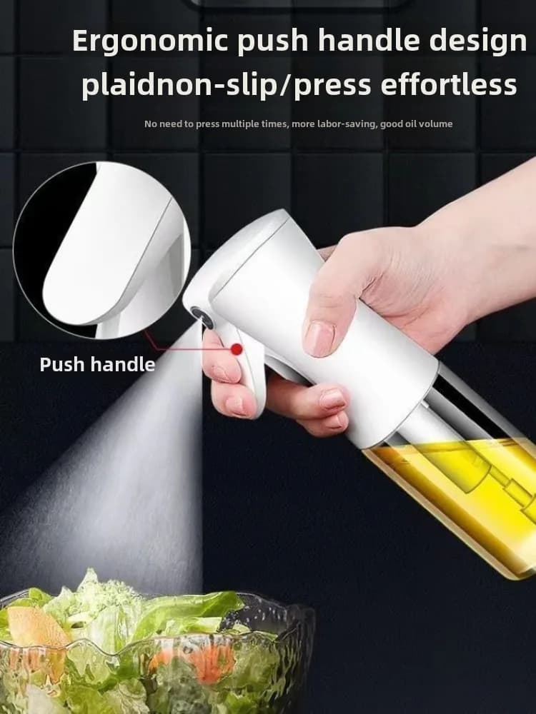Bottiglia spray Spice Shaker Foggy Serbatoi di olio d'oliva Cose da cucina All'aperto Portatile Uso domestico Friggitrice ad aria Bollitore per olio Barra degli attrezzi