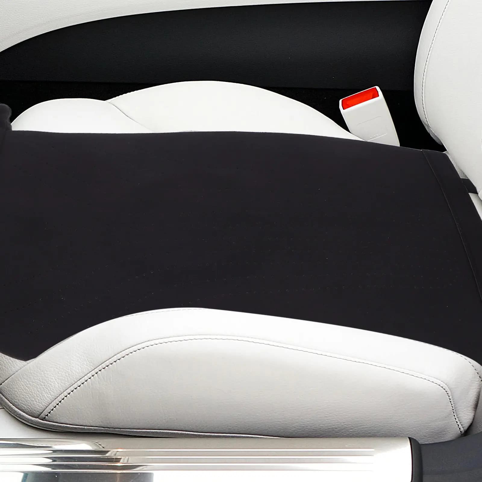 Cuscino Universale di Supporto per Gambe per Sedile Auto, Estensore Ergonomico in Pelle Scamosciata per Conducente e Passeggero