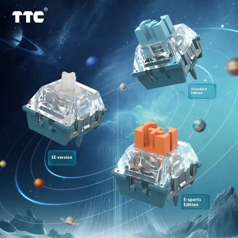 Interruttore magnetico TTC Urano E-SPORT ed edizione standard Tastiera magnetica da gioco meccanica personalizzata Tocco preciso Stabilizzazione morbida