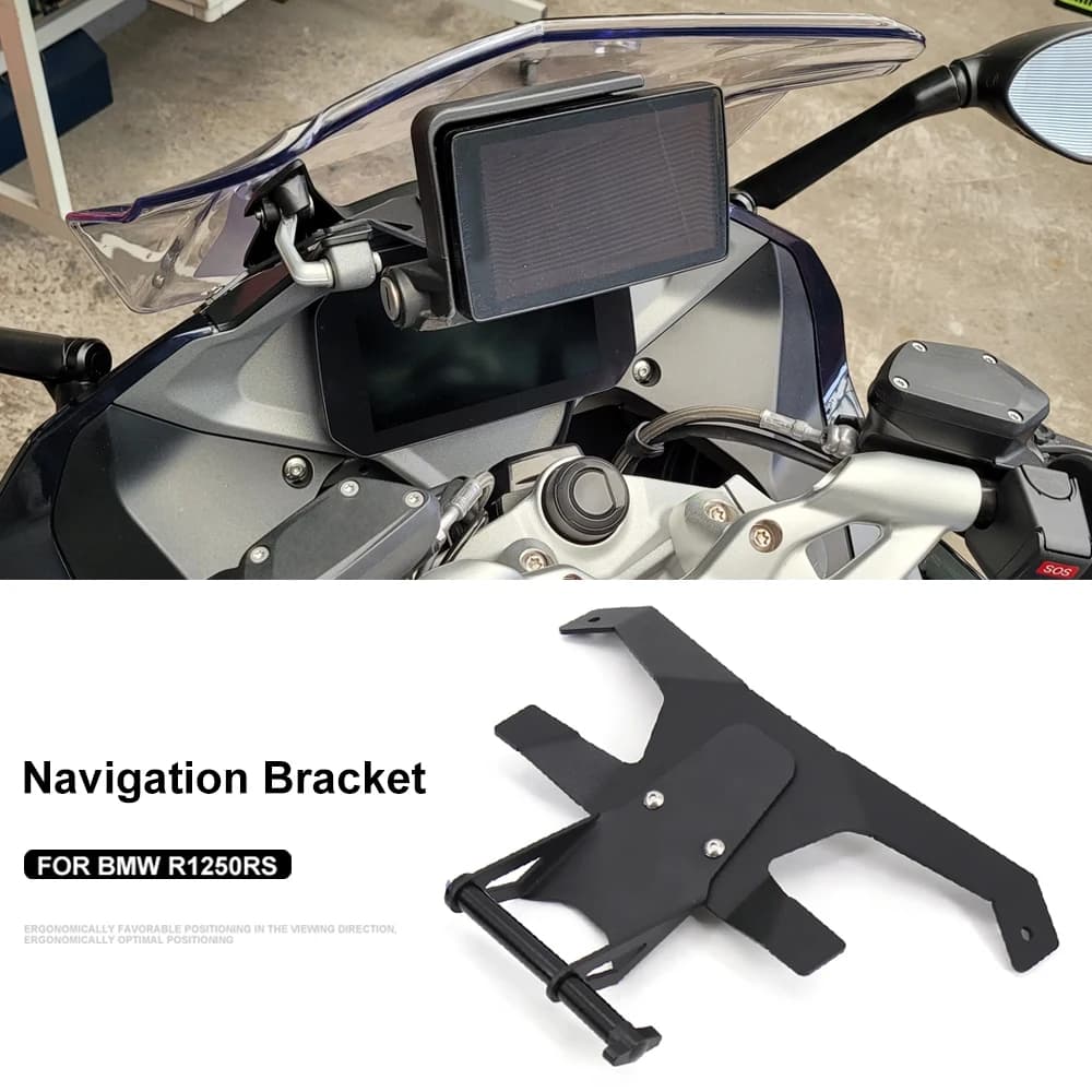R1250RS 2021 NUOVA Modifica Del Motociclo Supporto Del Telefono Del Basamento GPS di Montaggio Navigatore Staffa Piastra Per BMW R1250RS R 1250 RS r1250rs