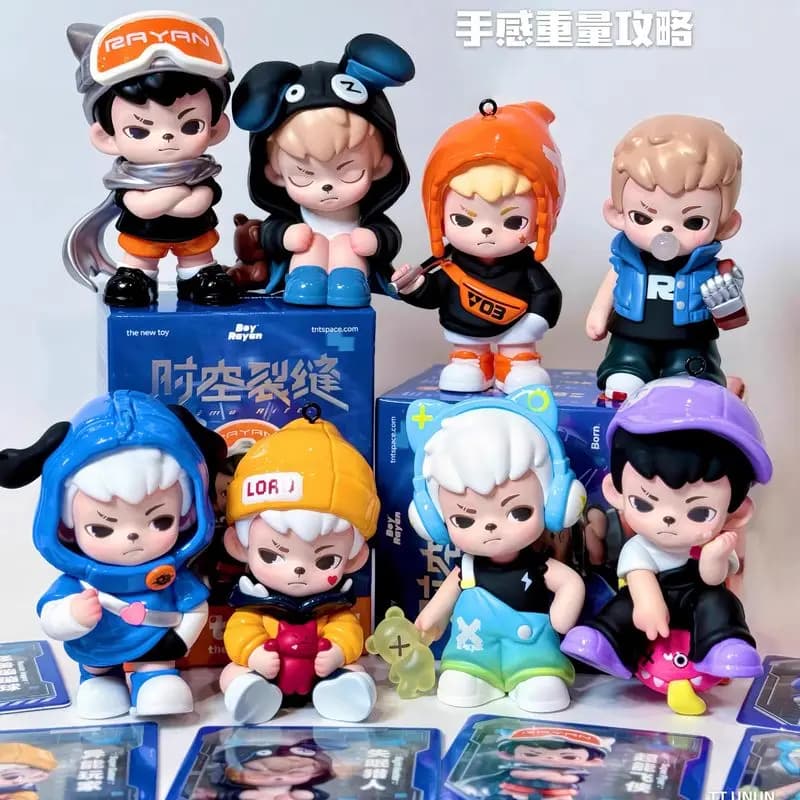 Tntspace Blind Box Autentico Rayan Space Rift Mini Serie Statuetta Ciondolo Ornamento da Collezione Regalo per Collezionisti Adulti
