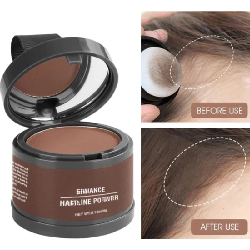1 bottiglia di linea di capelli in polvere radice nera leghe dei capelli istantanee naturali ombra correttore copertura vernice riparazioni riempimento nei capelli impermeabile