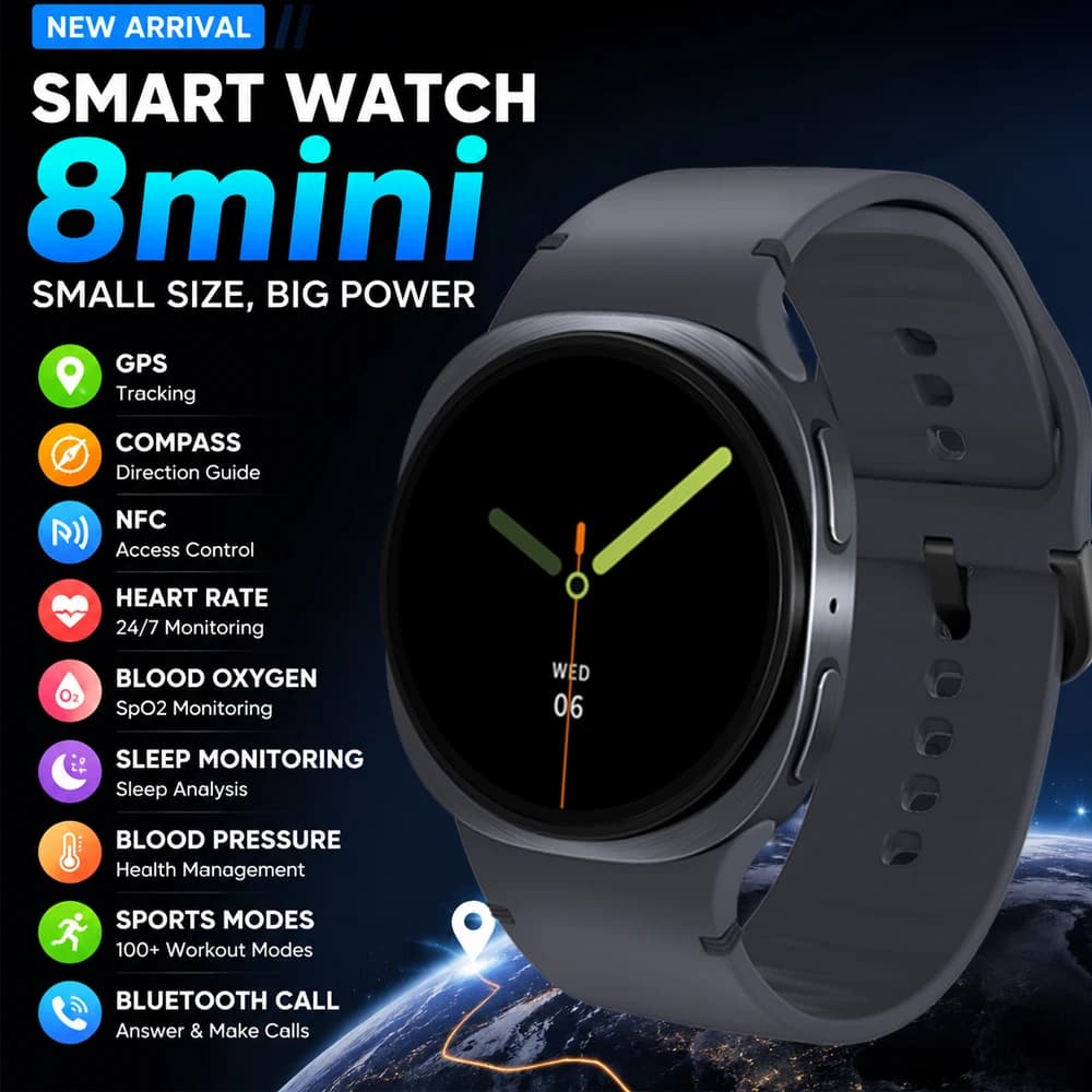 2026New GPS Tracking SmartWatch Women Health Monitoring Bluetooth Call NFC IP68 Waterproof Sports Mode Compass Smart Watch Men