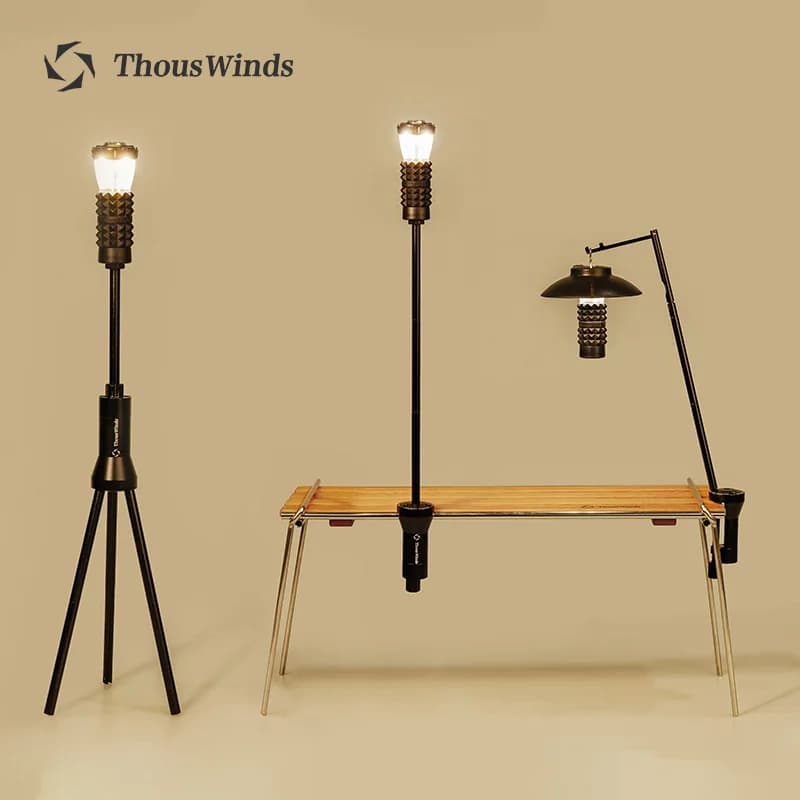 Thous Winds Portable Camping Lantern Stand tripod lamp outdoor hook for door Zero lantern hiking support fixing for lamp