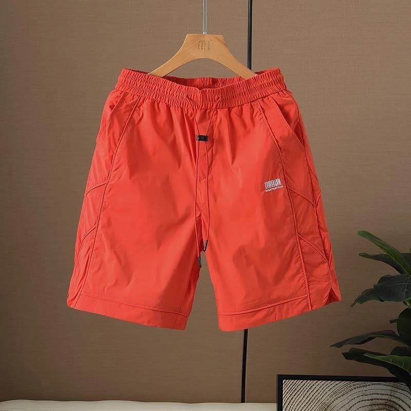 Pantaloncini Casual da Uomo Eleganti ad Asciugatura Rapida con Elastico in Vita Traspiranti Opzioni Multicolore Leggeri Streetwear per Uso Quotidiano all'Aperto