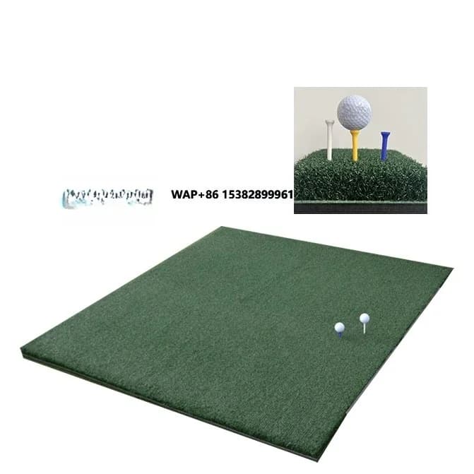 Tappetino da Golf con Linee di Tee, Tappetino Premium per Campo Pratica Golf, Tappetino per Allenamento