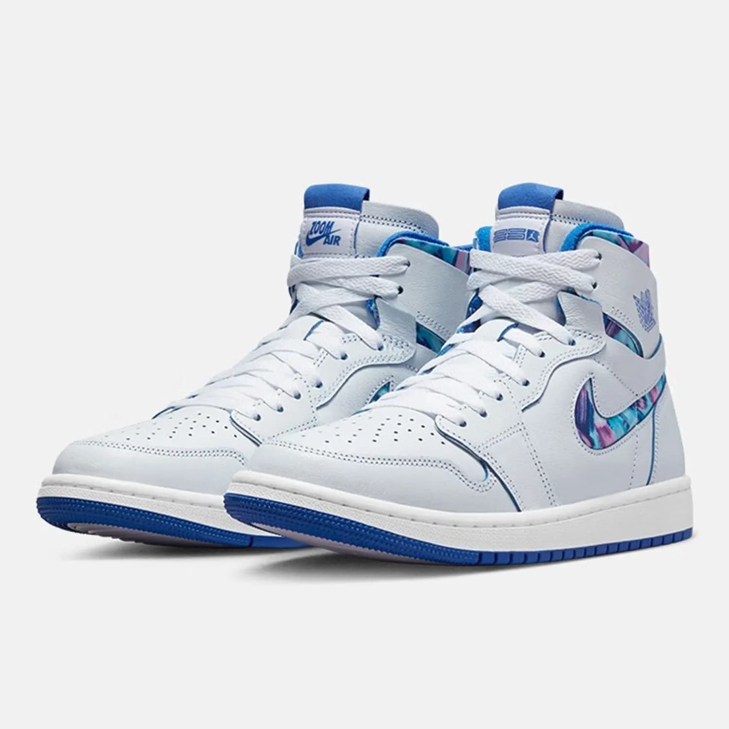 Scarpe da ginnastica alte Nike Air Jordan 1 Zoom originali da donna DV5575-140