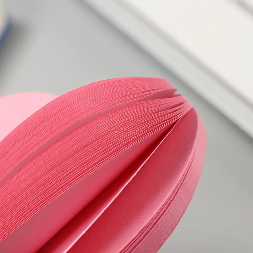 New 100 Sheets Heart Sticky Notes Colorful Adhesive Paper Notebook Planner Sticker Decorative Memo Pad School Stationery