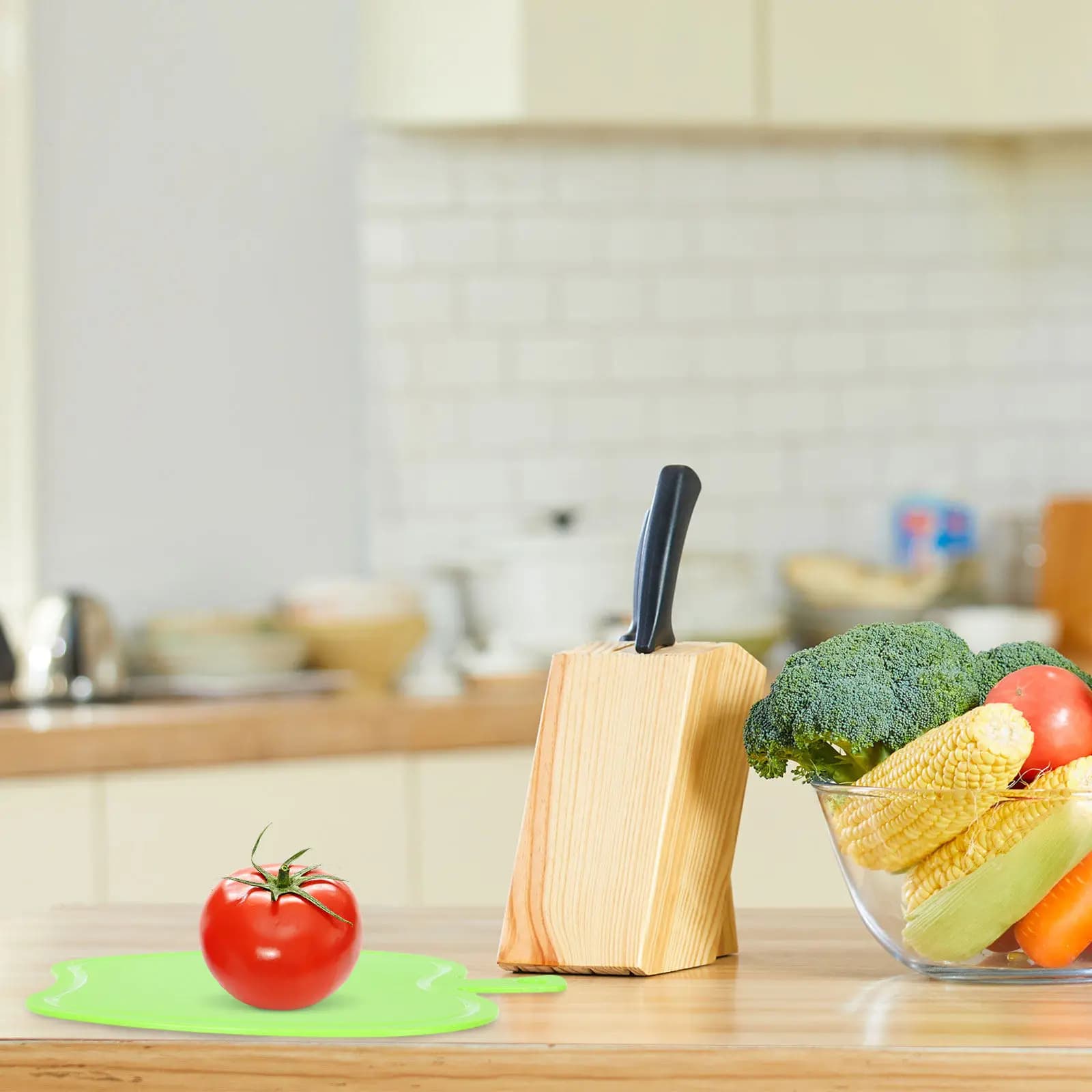 2Pcs Design Cutting Board Food Grade Plastic Chopping Board Hangable Lightweight Dishwasher Safe Kitchen Tool for Cooking