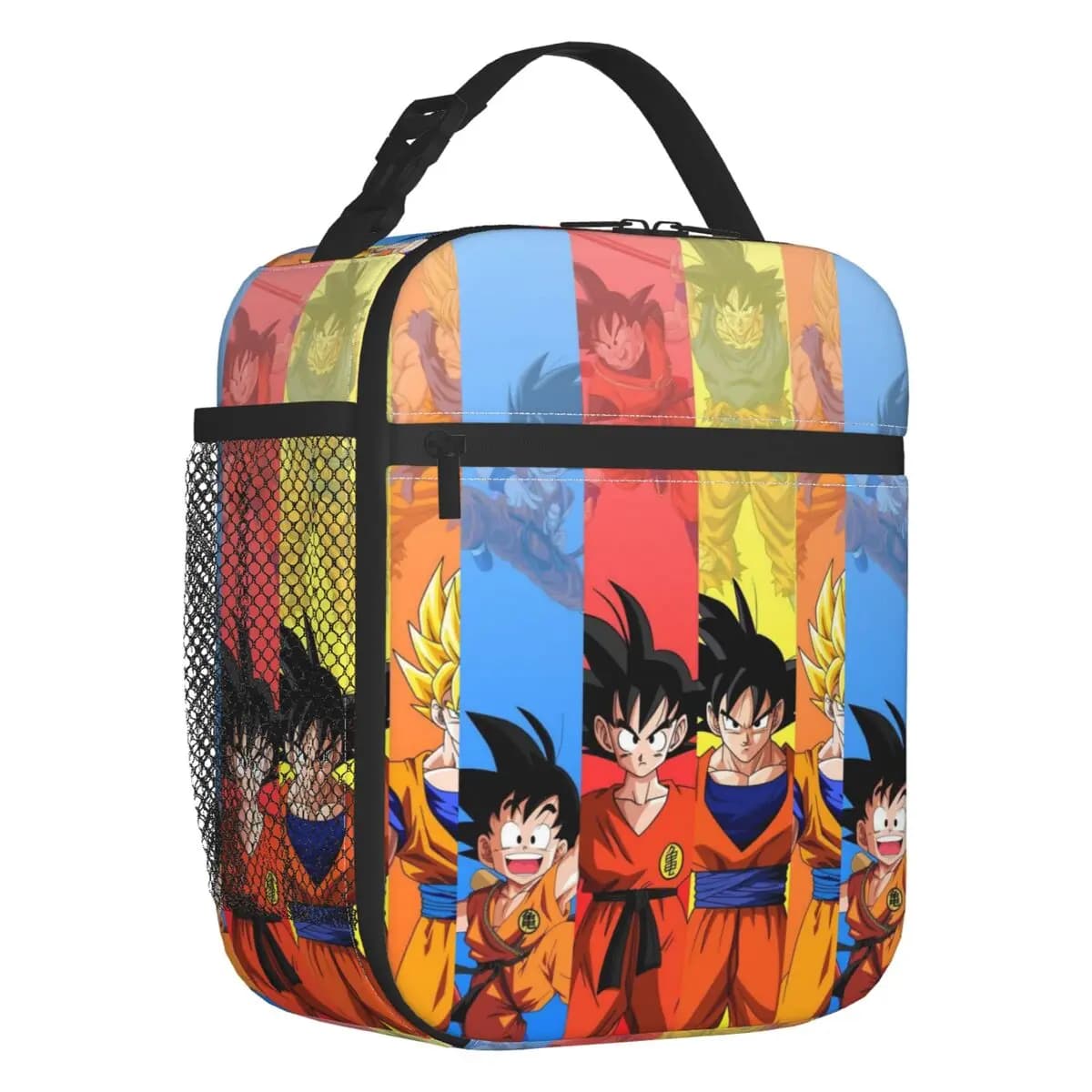 Custom DBZ Dragons Ball Goku Insulated Lunch Tote Bag for Women Manga Cartoon Resuable Thermal Cooler Bento Box School