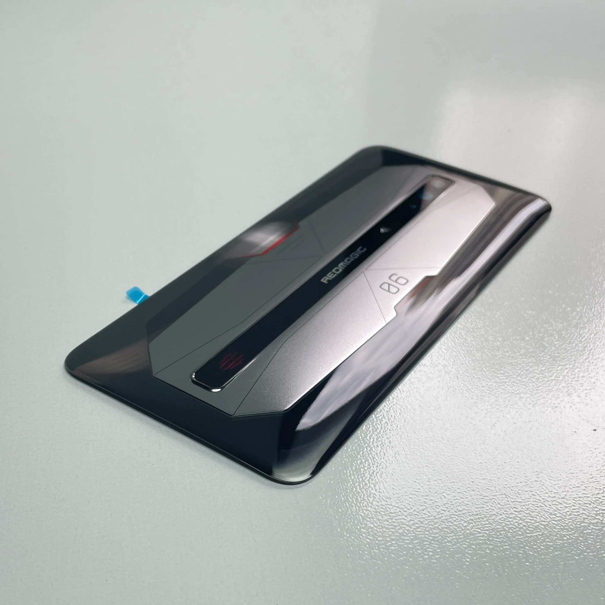 Coperchio posteriore batteria originale per ZTE Nubia Red Magic 6 Pro NX669j Custodia coperchio porta posteriore con obiettivo in vetro per fotocamera Borsette per telefono