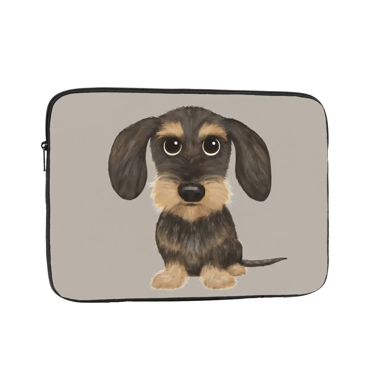 Wirehaired Bassotto Notebook Borsa per laptop Custodia per custodia 10 12 13 15 17 pollici Custodia per notebook Custodia antiurto per tablet