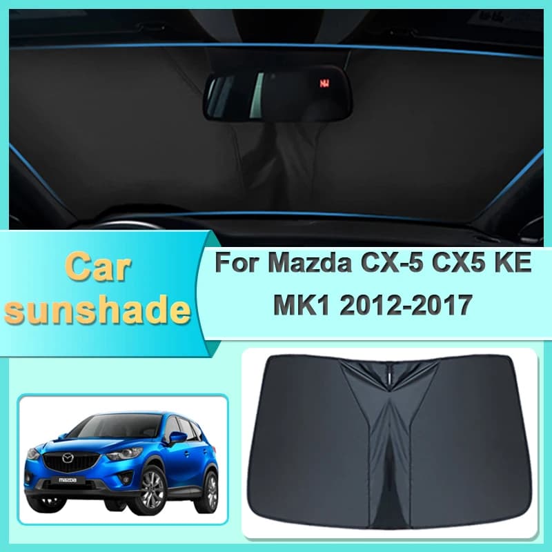 Auto Pieno Parasole Per Mazda CX-5 CX5 KE MK1 2012-2017 Visiera Protezione Solare Isolamento termico Protezione Solare Ombra Auto Strumento Accessori