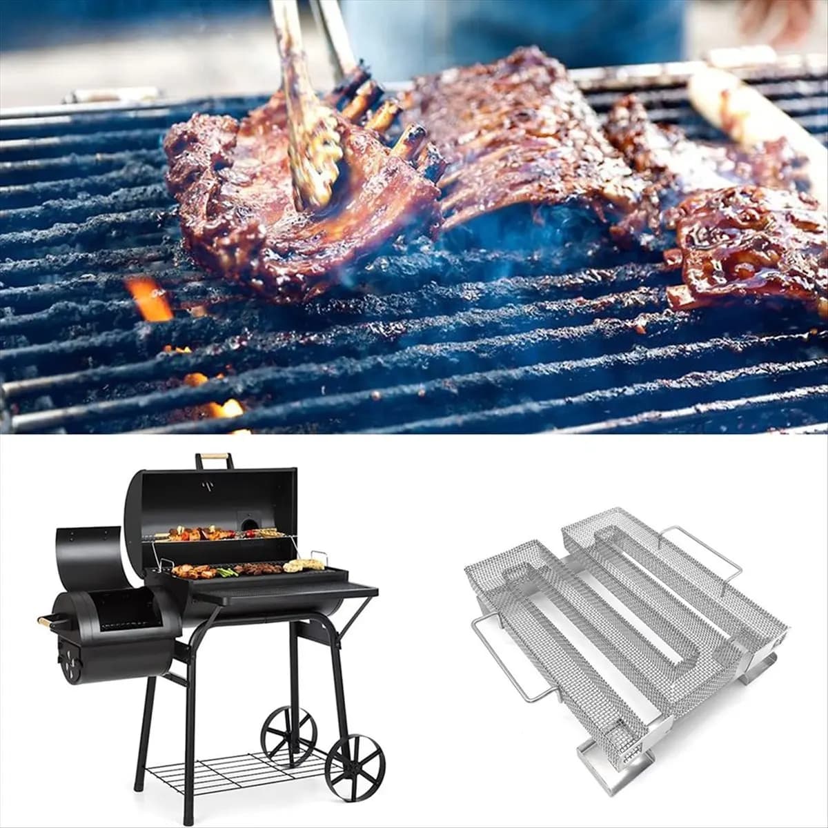 Vassoio per Affumicatura a Pellet AA25 per Barbecue, 8,9 x 6,9 Pollici, per Formaggio, Pesce, Accessori per Cucina e Griglia