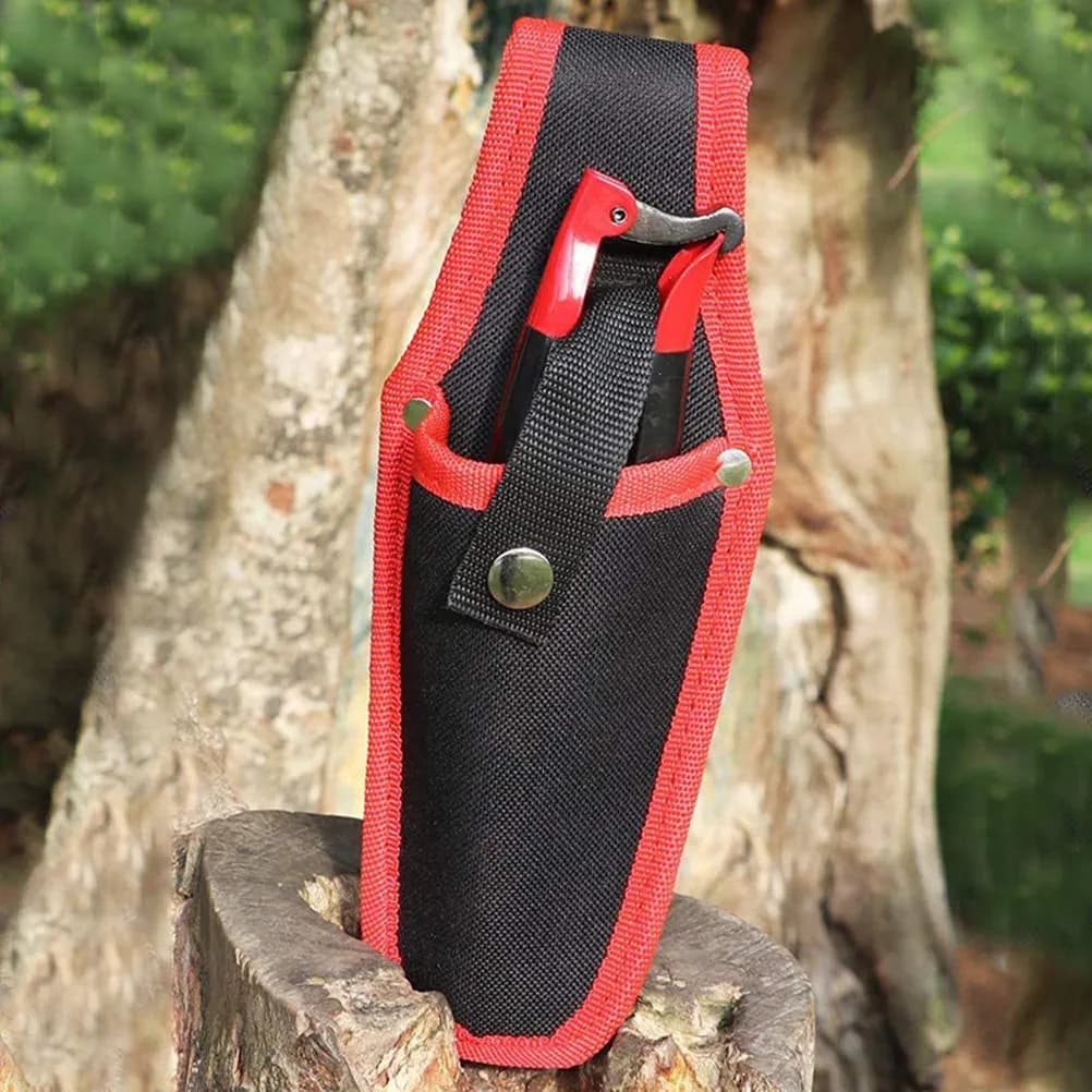 2 Pezzi Custodia in Tela Resistente per Forbici da Potatura, Borsa per Forbici da Giardinaggio, Copertura Antiruggine per Cesoie da Potatura, Pratica