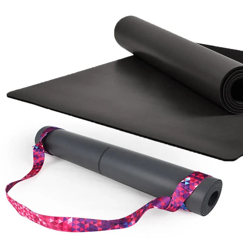 Tappetino Yoga Personalizzato in Gomma PU con Linee di Allineamento, Antiscivolo, per Fitness ed Esercizi - Promozione Vendite