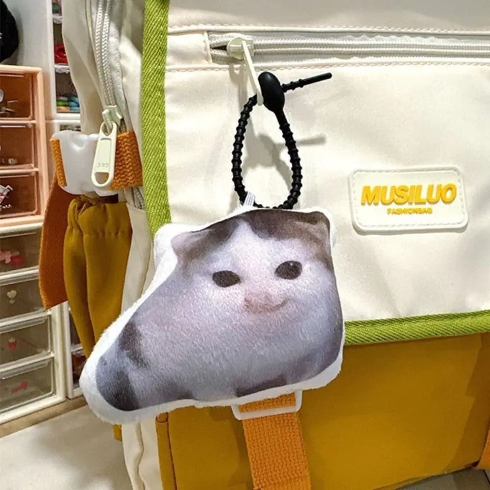 Oiiaioooooiai Portachiavi vocale per gatti Decompressione Inverte Ciondolo vocale per gattino tedesco con bambola vocale per gatti sonora