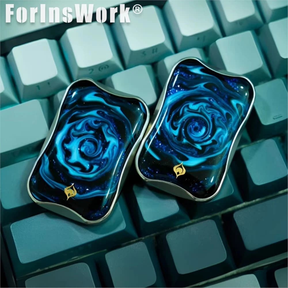 Pavone in acciaio inossidabile blu illimitato Fidget spingendo cursore giocattoli da scrivania giocattolo antistress giocattoli agitati per adulti