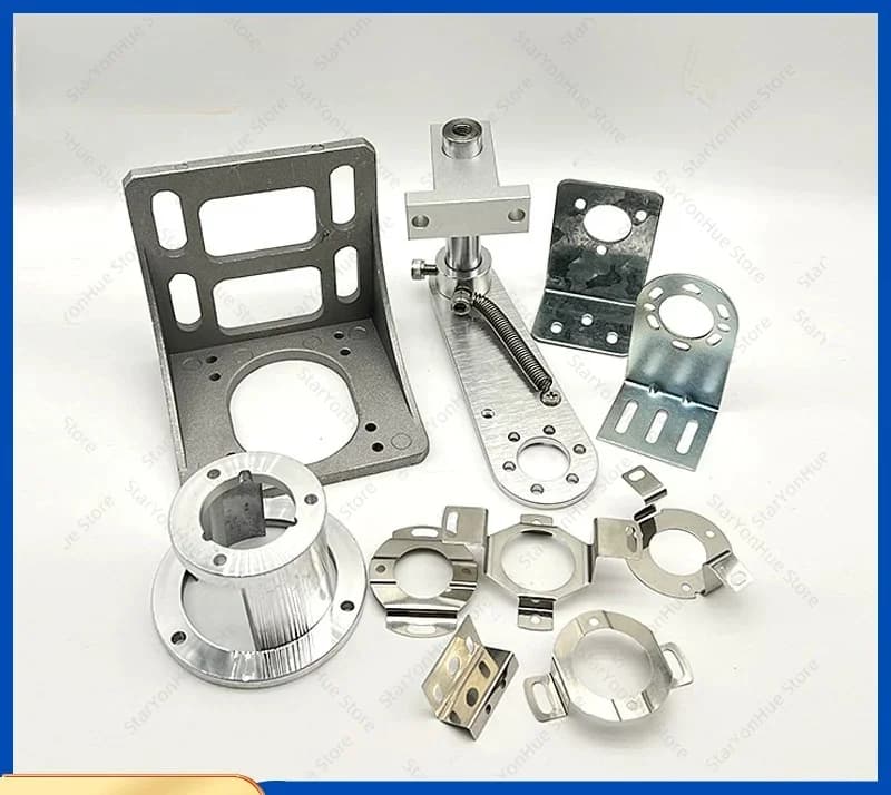 For Rotary Encoder Special Mounting Bracket, CNC Flat Spring Plate, Hollow‑Axis Servo Fixing Mounting Sheet